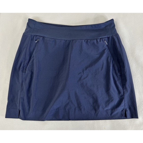 Athleta Pants - Athleta Sojo‎ Skort Size 10 Blue Lightweight Stretch With Built-In Shorts